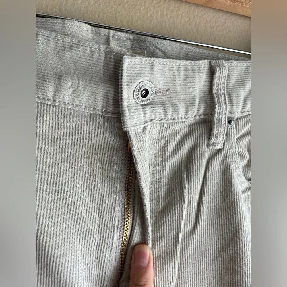 New J.Crew 770 Men Suede Gray Pants Size 34x30